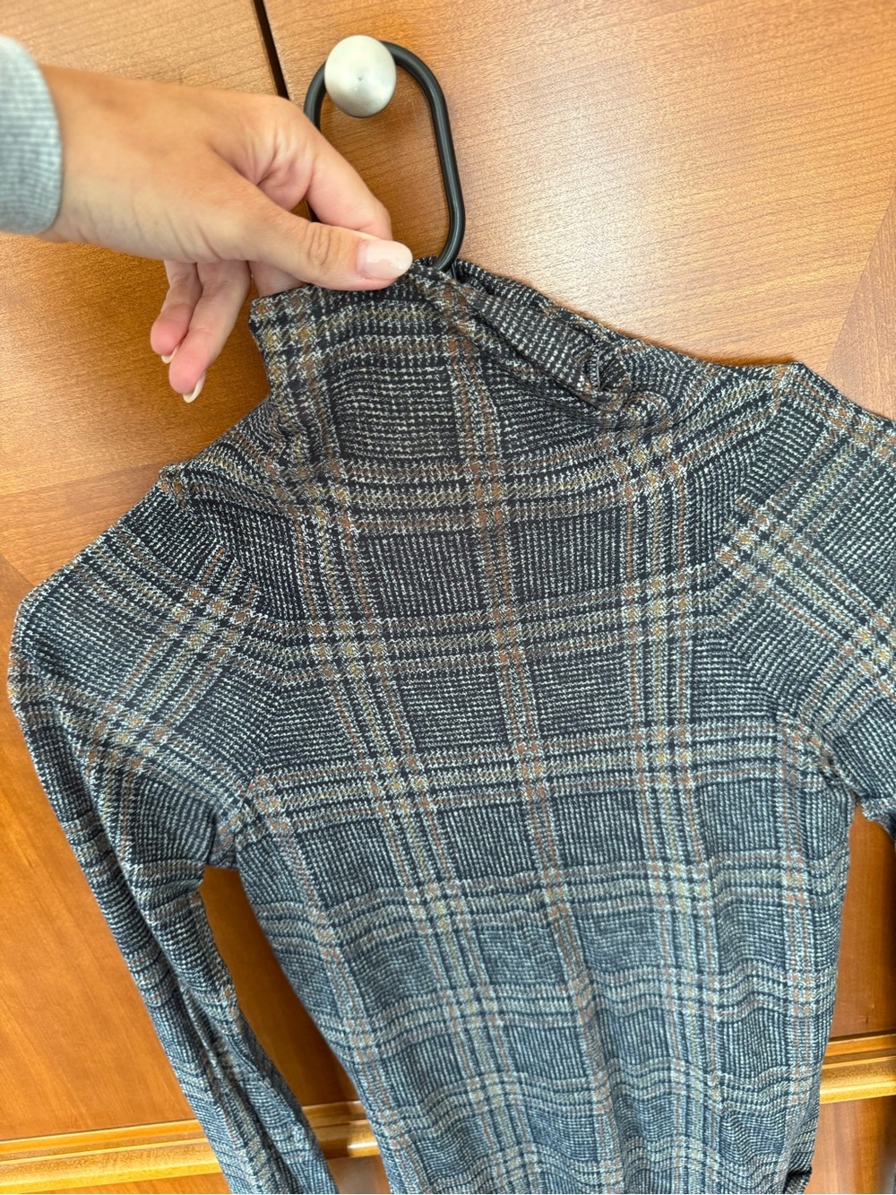 Rag & Bone Shaw Paneled Plaid top - Picture 3 of 5